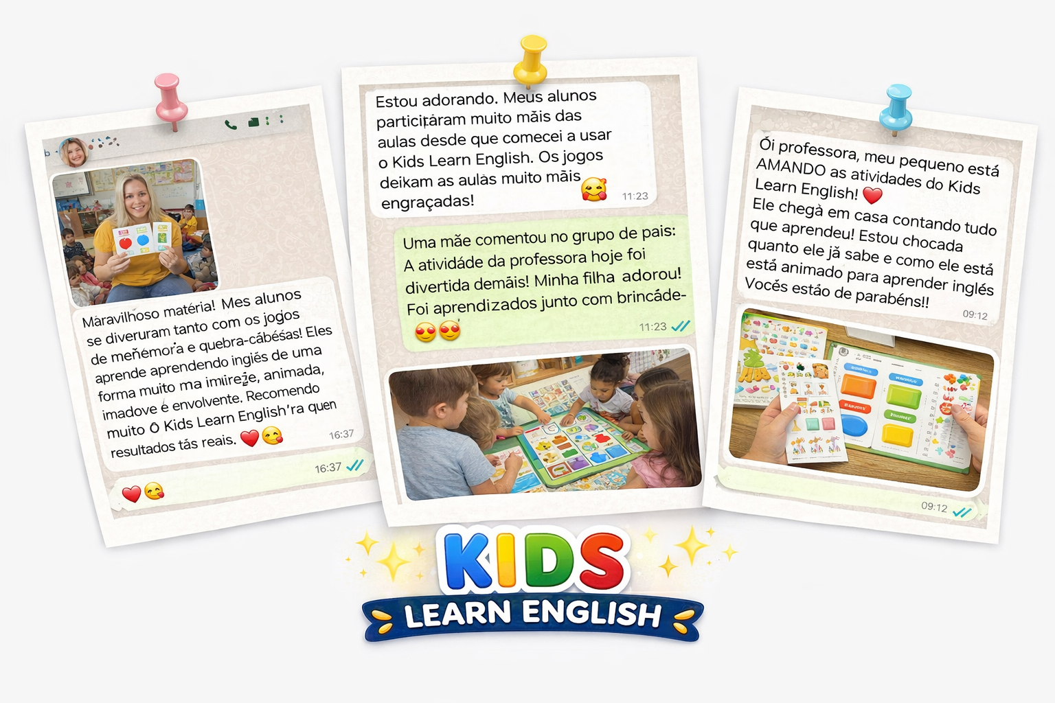 Material Kids Learn English